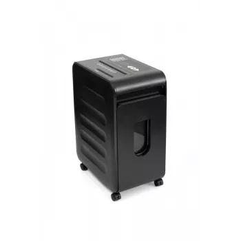 WALLNER Destructora de documentos MR 2212 C4 corte en partículas, 12 hojas, 20L, Negro