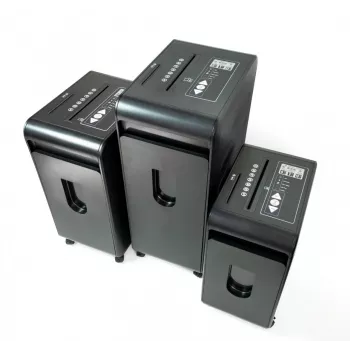 Wallner Trituradora de papel MR 2817 C4 Cross-Cut, 10 hojas, 21 L, negro