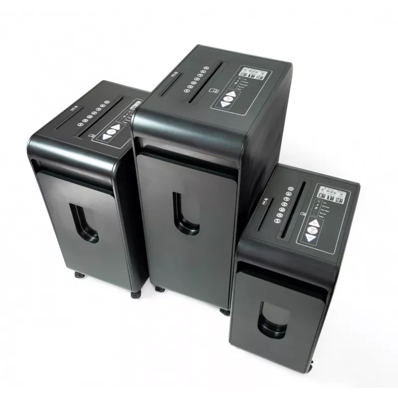 Wallner Trituradora de papel MR 2817 C4 Cross-Cut, 10 hojas, 21 L, negro
