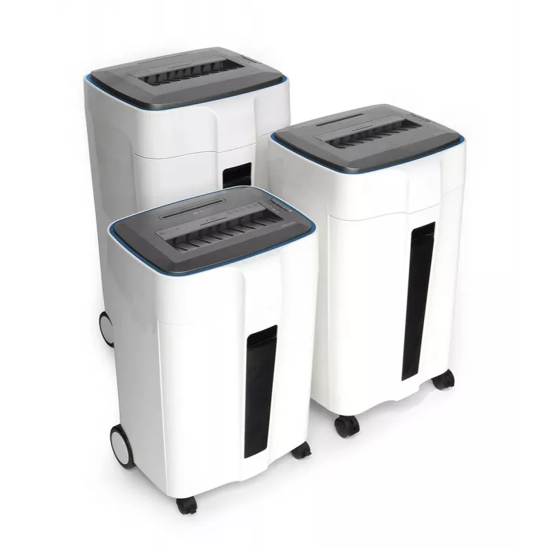 WALLNER Destructora de documentos HD-120 C2 corte cruzado, 12 hojas, 21L, Negro