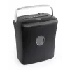 WALLNER Trituradora de papel XD1012 CD Cross-Cut, 6 hojas, 10 L, negro
