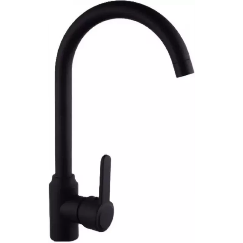 Pyramis Lefkada set de fregadero de cocina 1 cubeta 1 escurridor negro + grifo Lungo Volcano Black Edition 590x440 mm