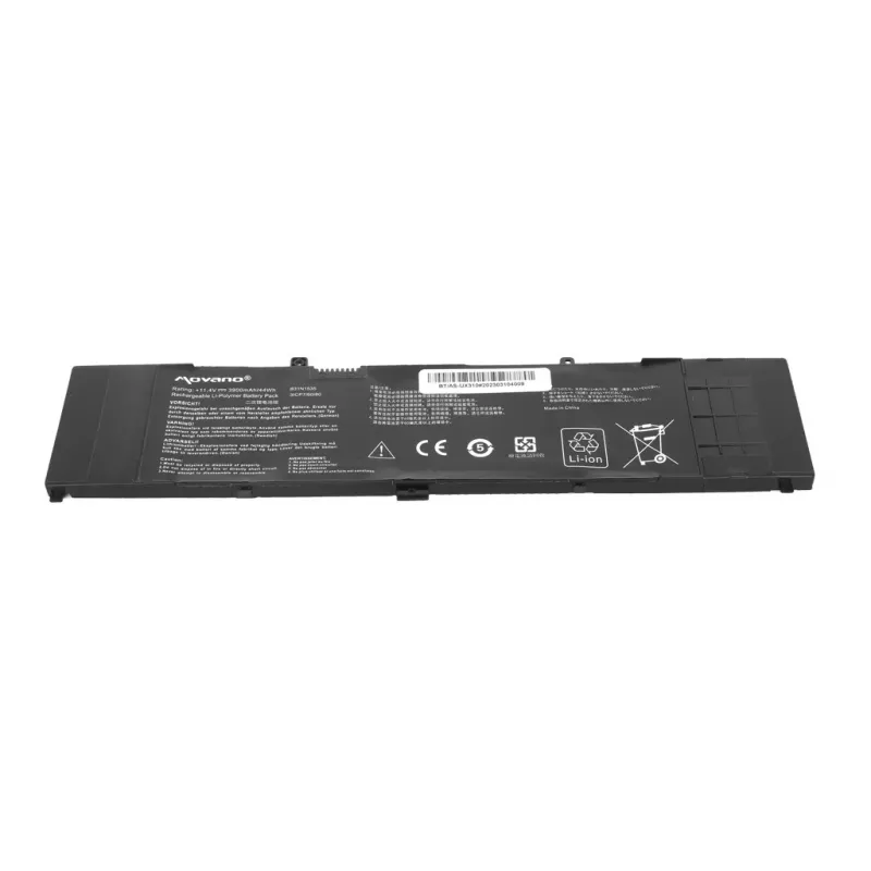 MOVANO batería B31N1535 para Asus Zenbook UX310UA UX410UA - 3900 mAh (44 Wh)