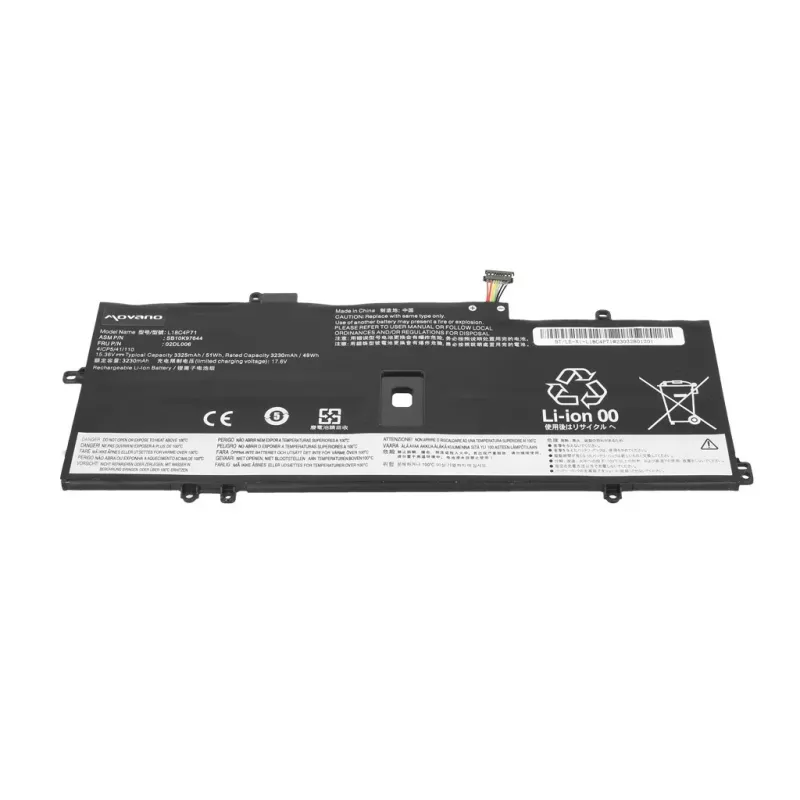 MOVANO batería para Lenovo ThinkPad X1 Yoga 4 5 Carbon 7 8 - 3325 mAh (51 Wh)