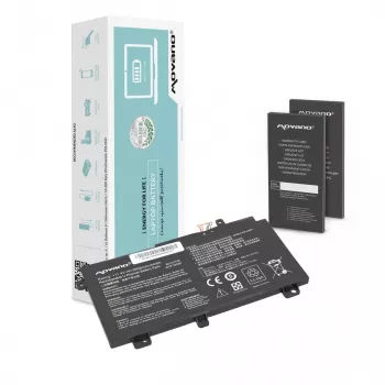 MOVANO batería B31N1726 para Asus FX504 FX505 FX80G - 3900 mAh (44 Wh)