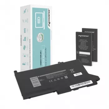 MOVANO batería DJ1J0 C27RW para Dell Latitude 7280 7290 7380 7390 7480 7490 - 11,4V - 3000 mAh (34 Wh)