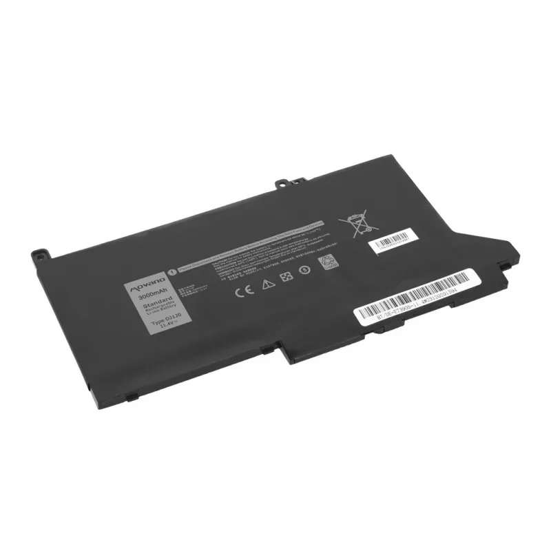 MOVANO batería DJ1J0 C27RW para Dell Latitude 7280 7290 7380 7390 7480 7490 - 11,4V - 3000 mAh (34 Wh)