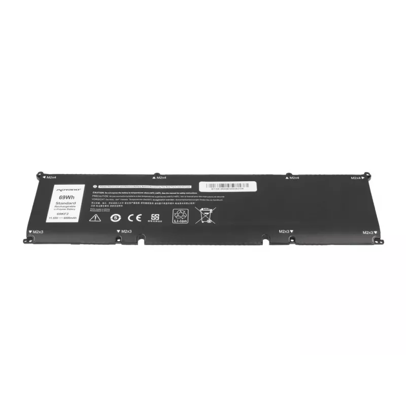 MOVANO batería 69KF2 para Dell Alienware M17 M15 R3 R4 Precision 5550 XPS 9500 9510 - 6000 mAh (69 Wh)