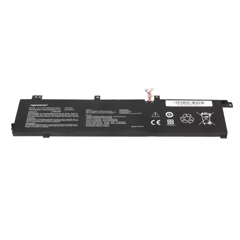 MOVANO batería C31N1843 para Asus VivoBook S432F S432FA S432FL S532F S532FA S532FL - 3200 mAh (36 Wh)