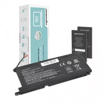 MOVANO Batería PG03XL para HP 15-DH 15-EC 15-DK 16-A - 4150 mAh (47 Wh)