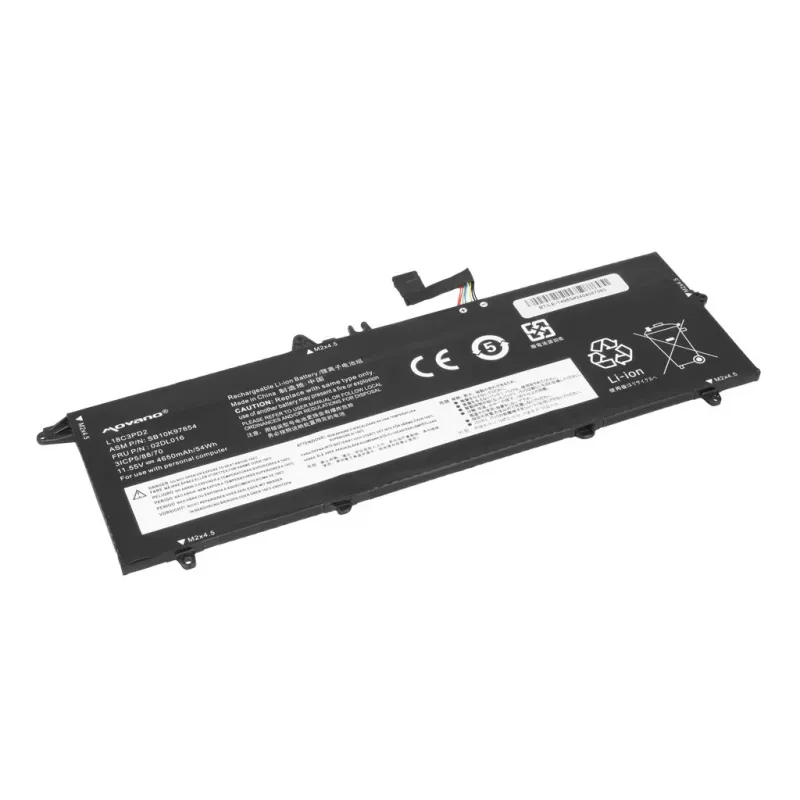 MOVANO Batería L18C3PD2 para Lenovo ThinkPad T490s T495s T14s - 4650 mAh (54 Wh)