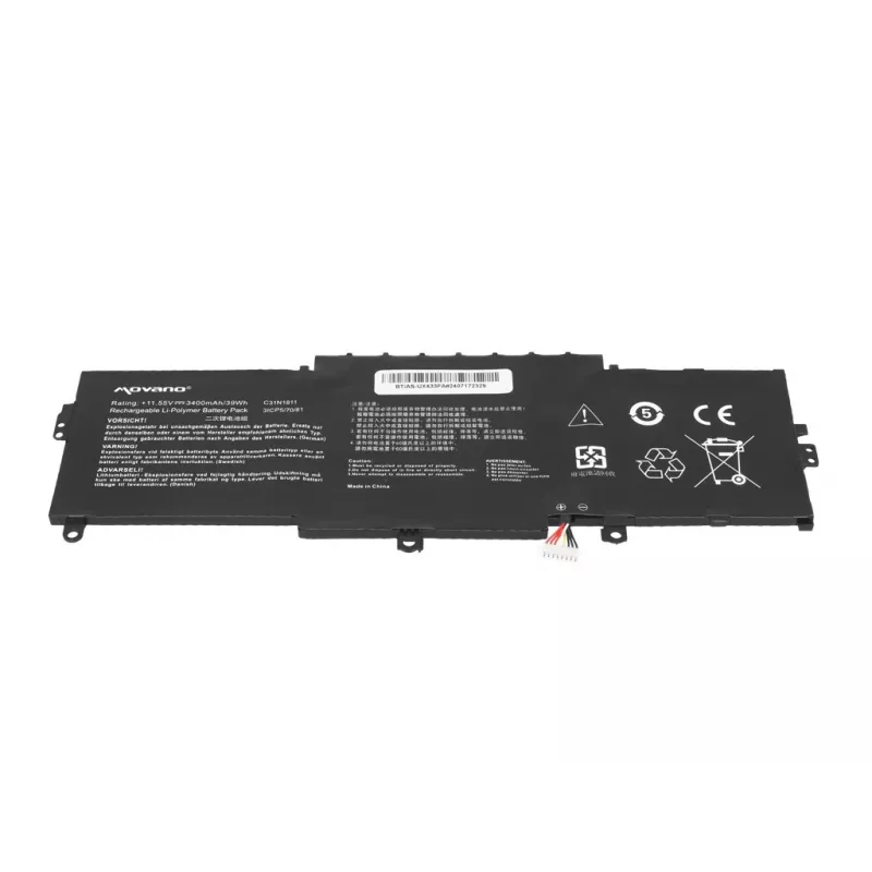 MOVANO Batería C31N1811 para Asus ZenBook 14 UX433 UX433F UX433FA UX433FN UX433FL - 3400 mAh (39 Wh)