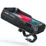 WILDMAN FK2 Bolsa de cuadro para bicicleta con soporte para smartphone, Negro