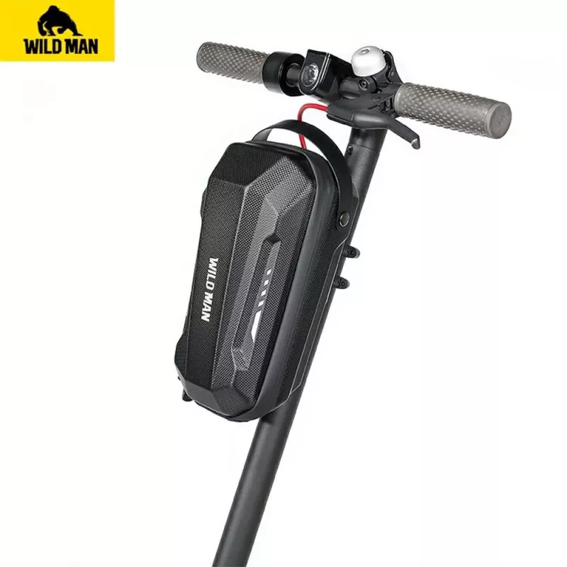WILDMAN Bolsa de cuadro para patinete eléctrico GD9XPlus Negra