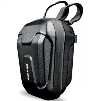 WILDMAN Bolsa de almacenamiento para patinete eléctrico, montaje en manillar, bolsa de cuadro, Negro