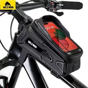 WILDMAN Bolsa de cuadro para bicicleta M M30 1L Negra