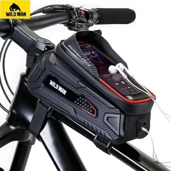 WILDMAN Bolsa de cuadro para bicicleta M M30 1L Negra