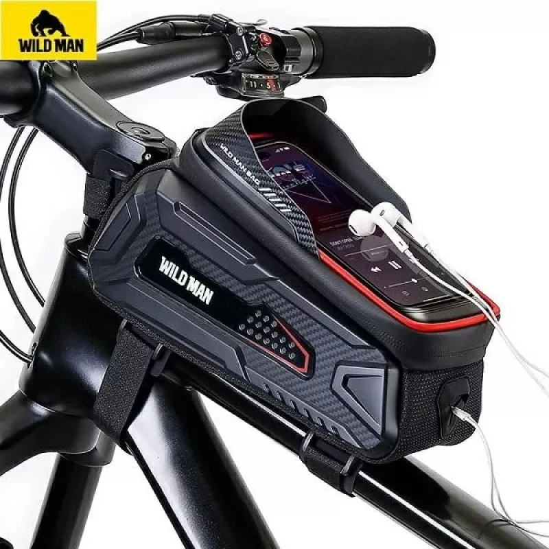 WILDMAN Bolsa de cuadro para bicicleta M M30 1L Negra