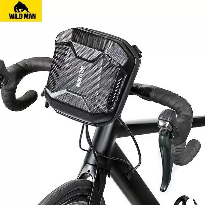 WILDMAN E18 Bolsa de cuadro para bicicleta 3L, negro