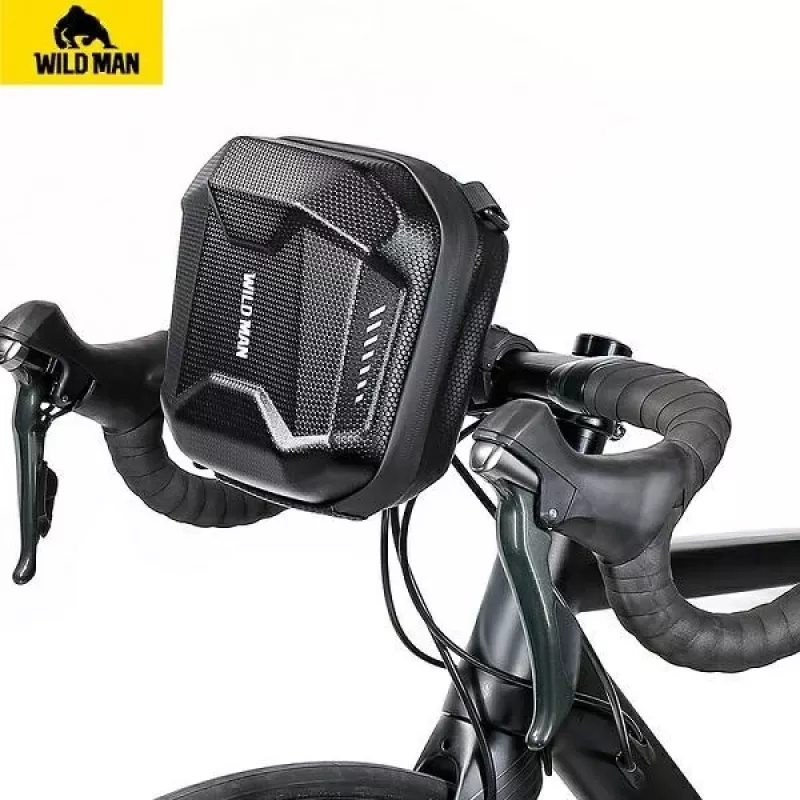 WILDMAN E18 Bolsa de cuadro para bicicleta 3L, negro