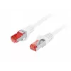 Cable de red Cat.6 S/FTP LSZH LANBERG 20 m blanco Fluke Passed