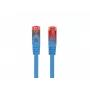 LANBERG Cat.6 S/FTP LSZH cable de red 20m azul Fluke Passed