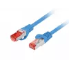 LANBERG Cat.6 S/FTP LSZH cable de red 20m azul Fluke Passed