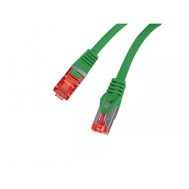 LANBERG Cat.6 S/FTP LSZH cable de red 20m verde Fluke Passed