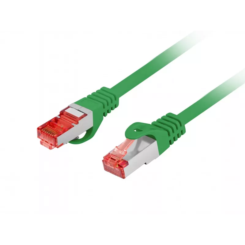 LANBERG Cat.6 S/FTP LSZH cable de red 20m verde Fluke Passed