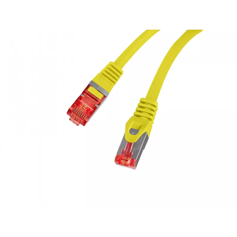 LANBERG Cat.6 S/FTP LSZH cable de red 20m amarillo Fluke Passed
