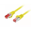 LANBERG Cat.6 S/FTP LSZH cable de red 20m amarillo Fluke Passed