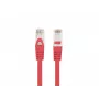 LANBERG Cat.6 UTP LSZH cable de red 20m rojo Fluke Passed