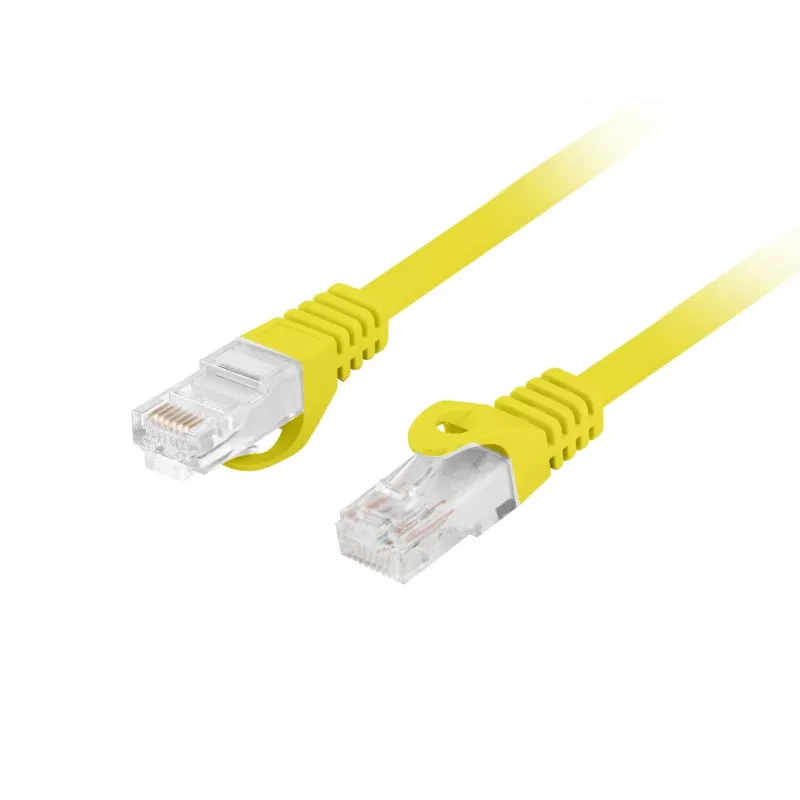 LANBERG Cat.6 UTP LSZH cable de red 20m amarillo Fluke Passed