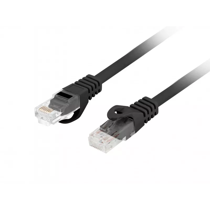 LANBERG Cat.6 UTP LSZH CU cable de red 20m negro Fluke Passed