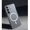 Crong Hybrid Clear Funda magnética transparente MagSafe para Samsung Galaxy A37 / A36 (Transparente)