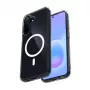 Crong Hybrid Clear Funda magnética transparente para Samsung Galaxy A57, Transparente, compatible con MagSafe