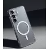 Crong Hybrid Clear Funda magnética transparente para Samsung Galaxy A57, Transparente, compatible con MagSafe