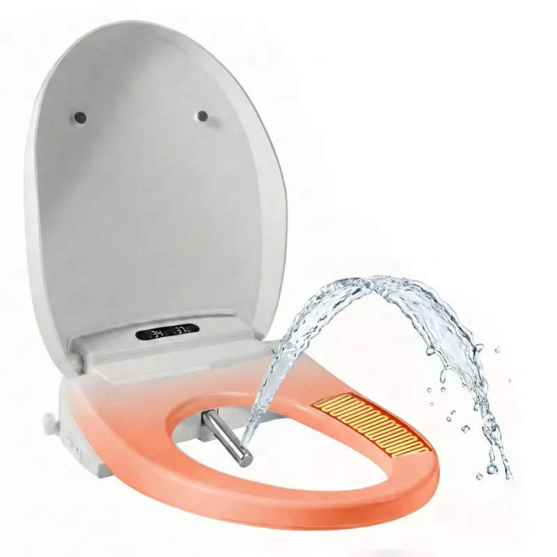 MEDIA-TECH Inodoro Inteligente MT5705 Bidé Electrónico con Asiento Calefactado, Lavado con Agua Caliente, Secador, Neutralizador de Olores, Luz Nocturna, Mando a Distancia