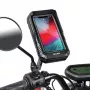 WILDMAN FK3 bolsa de cuadro para bicicleta con soporte para móvil, negra