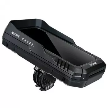 WILDMAN FK4 bolsa de cuadro para bicicleta con soporte para móvil – negra
