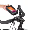 WILDMAN FK4 bolsa de cuadro para bicicleta con soporte para móvil – negra
