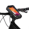 WILDMAN FK4 bolsa de cuadro para bicicleta con soporte para móvil – negra