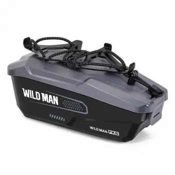 WILDMAN FK6 bolsa de cuadro para bicicleta gris-negra