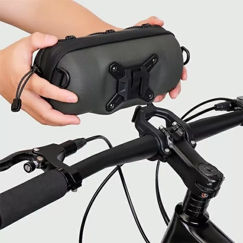 WILDMAN GD7X bolsa de manillar para bicicleta / soporte para móvil negro