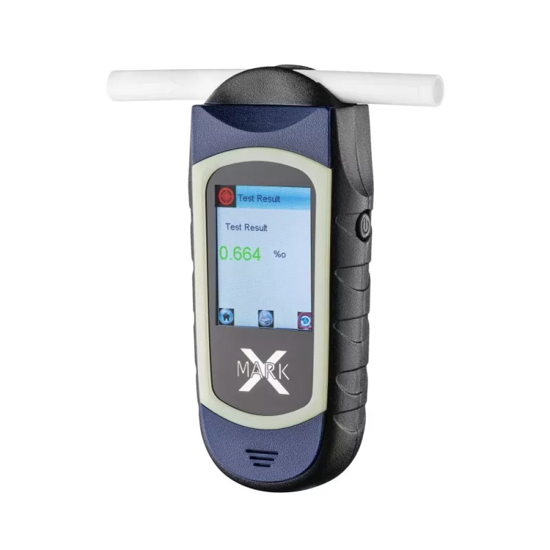 ALCOVISOR alcoholímetro electroquímico Mark X azul