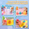 LEAN TOYS Set creativo de plástico para hacer postres decorativos y flores squishy DIY