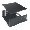 Vaddio Middle Atlantic caja rack de montaje en pared 4U - negra - 19