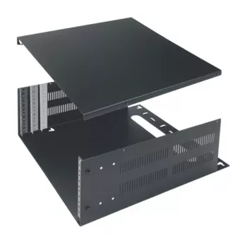 Vaddio Middle Atlantic caja rack de montaje en pared 4U - negra - 19