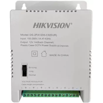 Hikvision DS-2FA1205-C8 fuente de alimentación SMPS multicanal 12V 5A 60W