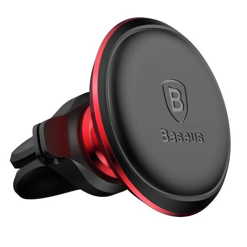 BASEUS soporte magnético para rejilla de ventilación de coche rojo